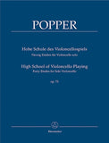 High School of Violoncello Playing op. 73 - Popper, David