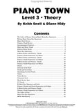 Piano Town: Theory, Level 3 - Piano Method Series*