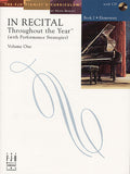 In Recital Throughout the Year (with Performance Strategies) Volume One, Book 2 - various - Piano Book