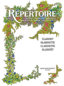 Repertoire for Music Schools, Clarinet with Piano Accompaniment (ed. Peter Perenyi)