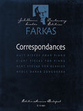Farkas - Correspondances, 8 Pieces for Piano Solo