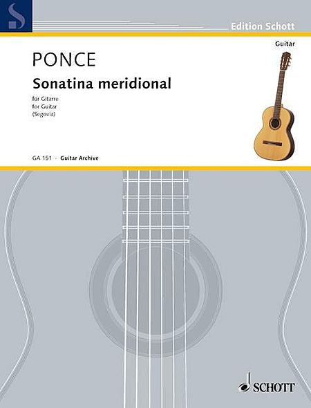 Sonatina Meridional Guitar Solo (arr. Segovia) Schott