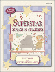 Piano Discoveries Library, Level 2A - Superstar Solos 'n Stickers - Vogt & Kelsey (OUT OF PRINT)