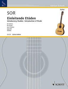 Sor - Introductory Etudes, Op. 60 Guitar Solo (ed. Gotze)