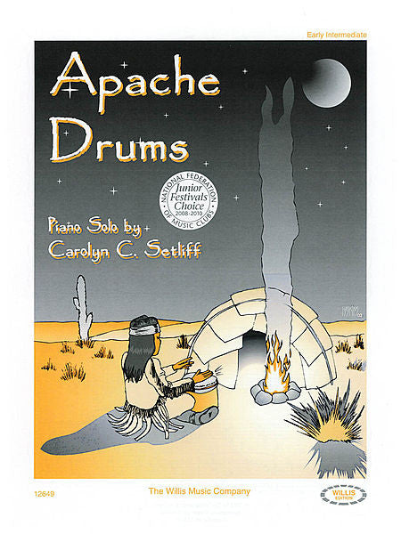 Apache Drums - Carolyn C. Setliff Early Intermediate Level Willis