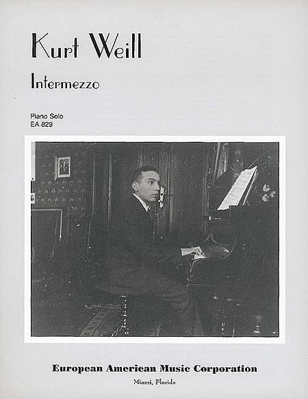 Weill - Intermezzo for Piano