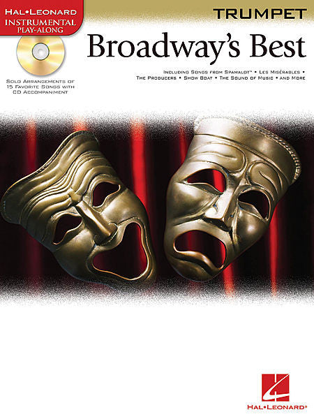 Broadway's Best for Trumpet Book/CD Packs Instrumental Folio Trumpet