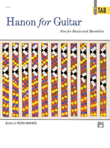 Hanon for Guitar: In TAB (Manus)