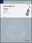 Offenbach, Jacques - Six (6) Duos, Opus 49 Volume 2 (nos. 4-6) - ed. Percy Such - First (1st) Position - Violoncello Ensemble Duet: Two (2) Cellos - Parts Only (POP)