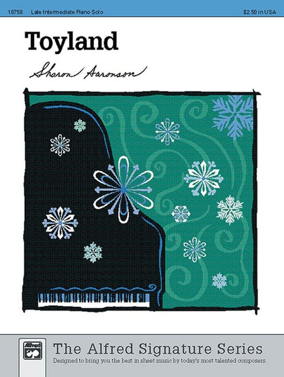 Toyland from Babes in Toyland - Victor Herbert arr. Sharon Aaronson - Late Intermediate - Piano Solo Sheet (POP)