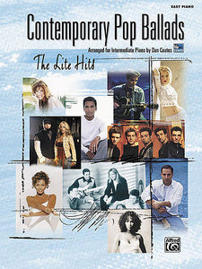 Contemporary Pop Ballads: The Lite Hits Arranged by Dan Coates,  Easy Piano