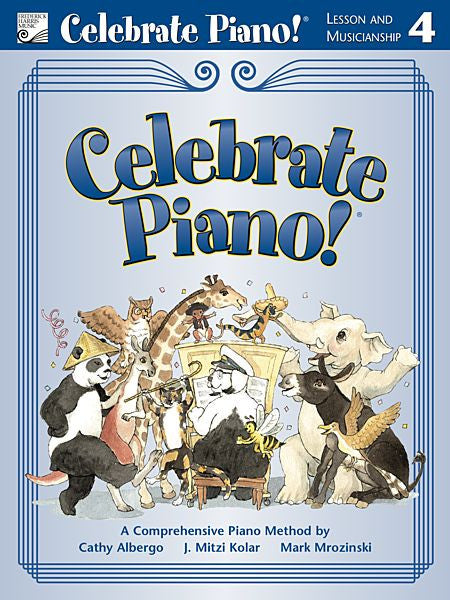 Celebrate Piano! Lesson and Musicianship 4  (POP)*