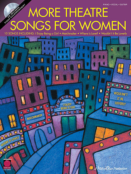 More Theatre Songs for Women Voice Book/CD Pack Piano/Vocal/Guitar Songbook Women's Edition (OUT OF PRINT)