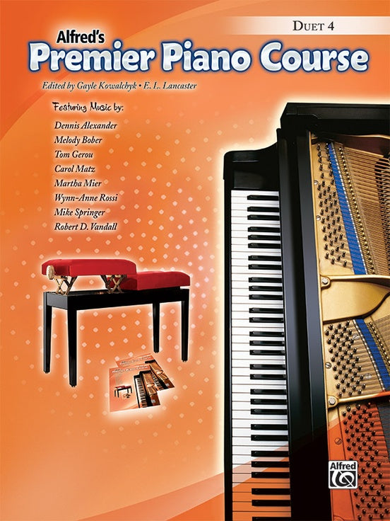 Alfred's Premier Piano Course - Duet 4 - Late Intermediate - Piano Duet (1 Piano 4 Hands)