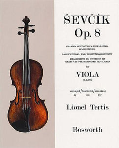 Sevcik for Viola - Opus 8 Changes of Position & Preparatory Scale Studies arr. Lionel Tertis Music Sales America