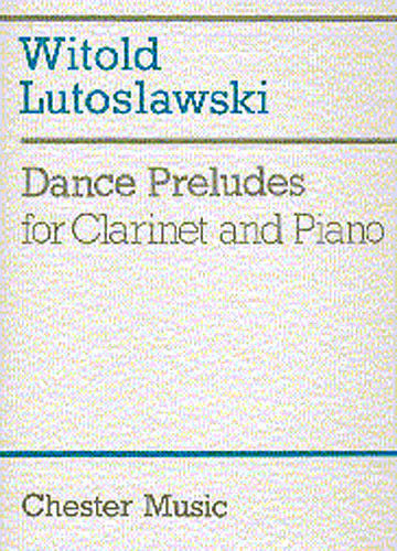 Dance Preludes for Clarinet and Piano Music Sales America