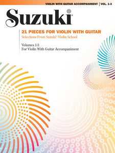 21 Pieces for Violin with Guitar (Selections from Suzuki Violin School)