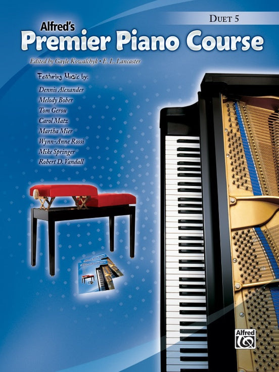 Alfred's Premier Piano Course - Duet 5 - Early Advanced - Piano Duet (1 Piano 4 Hands)