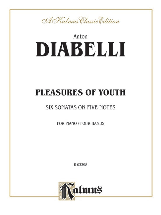 Diabelli - Pleasures of Youth Opus 1639 - Piano Duet (1 Piano 4 Hands)