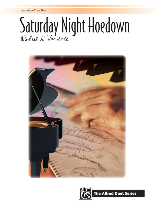 Vandall, Robert - Saturday Night Hoedown - Intermediate - Piano Duet Sheet (1 Piano 4 Hands)