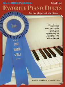 Favorite Piano Duets, Level 1 - Piano Duet (1 Piano 4 Hands) - The Blue Ribbon Series (POP)