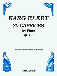 30 Caprices for Flute - Sigfrid Karg-Elert