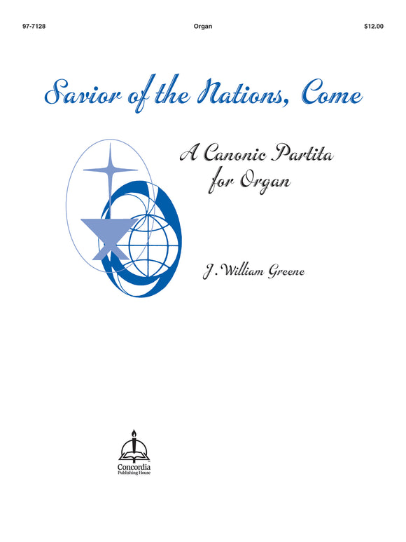 XMAS - Greene, J. William - Savior of the Nations, Come: A Canonic Partitia - Organ Solo - Advent