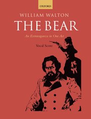 Walton, William - The Bear (Der Bar) - Opera Vocal Score (English / German)