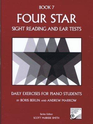 Berlin, Boris / Markow, Andrew - Four Star Sight Reading and Ear Tests, Level 7 (2002 Edition) - Piano Method Series (POP)*