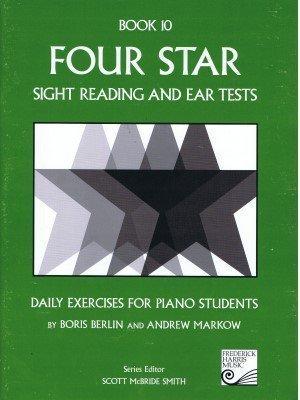 Berlin, Boris / Markow, Andrew - Four Star Sight Reading and Ear Tests, Level 10 (2002 Edition) - Piano Method Series (POP)*