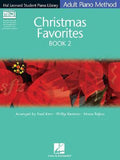 Hal Leonard Student Piano Library: Adult Piano Method - Christmas Favorites, Book 2 - Twelve (12) Holiday Classics w/Opt General MIDI (GM) Disk with Orchestrated Accompaniments - Piano Solo Collection w/Lyrics (POP)