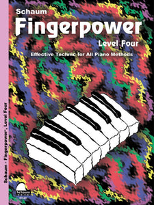 Schaum, Wesley - Fingerpower Book, Level 4 - Effective Technic for All Piano Methods - Piano Method Series