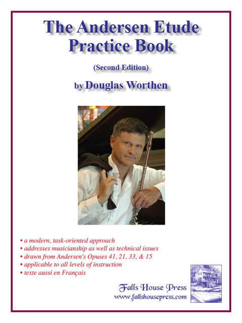 The Andersen Etude Practice Book (Including French Translation) Second Edition Flute - Douglas Worthen