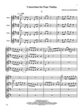 Townsend, Douglas - Quartets for Developing Violinists or Violin Section - Violin Ensemble Quartet: Four (4) Violins - Score & Parts