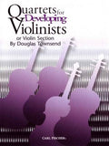 Townsend, Douglas - Quartets for Developing Violinists or Violin Section - Violin Ensemble Quartet: Four (4) Violins - Score & Parts