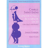 Saint-Saens, Camille - Concerto No. 1 in A minor, Opus 33 ed. Janos Starker & Emilio Colon - Cello & Piano