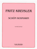 Kreisler, Fritz - Schon Rosmarin (Fair Rosmarin) - Violin & Piano
