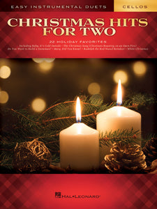 XMAS - Christmas Hits for Two - 22 Easy Holiday Favorites - Violoncello [Cello] Ensemble Duet: Two (2) Cellos - Score Only