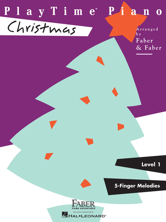 Faber Piano Adventures: Supplemental, Level 1 (PlayTime Piano) Christmas - Five (5) Finger Melodies