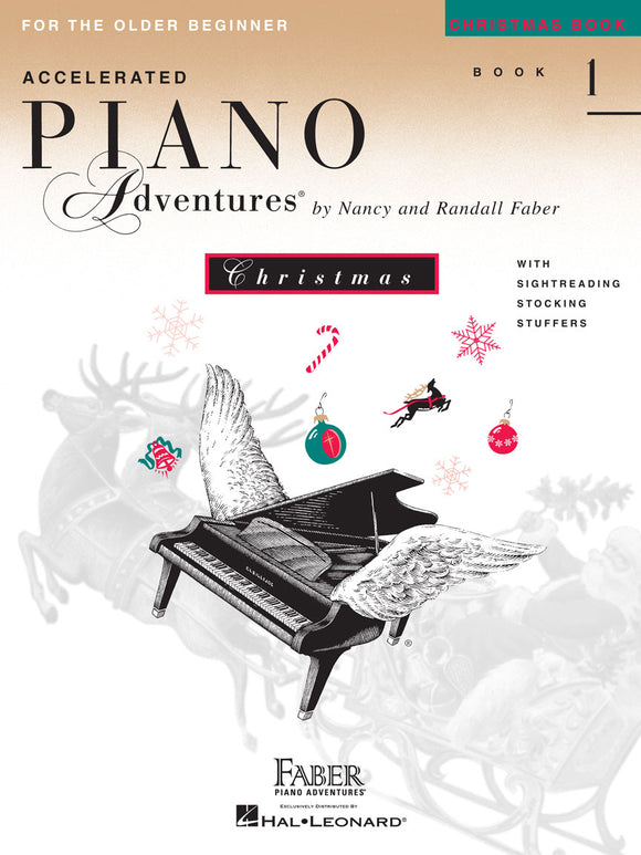 Faber Piano Adventures: Accelerated for the Older Beginner, Christmas Book 1 - Piano Solo Collection