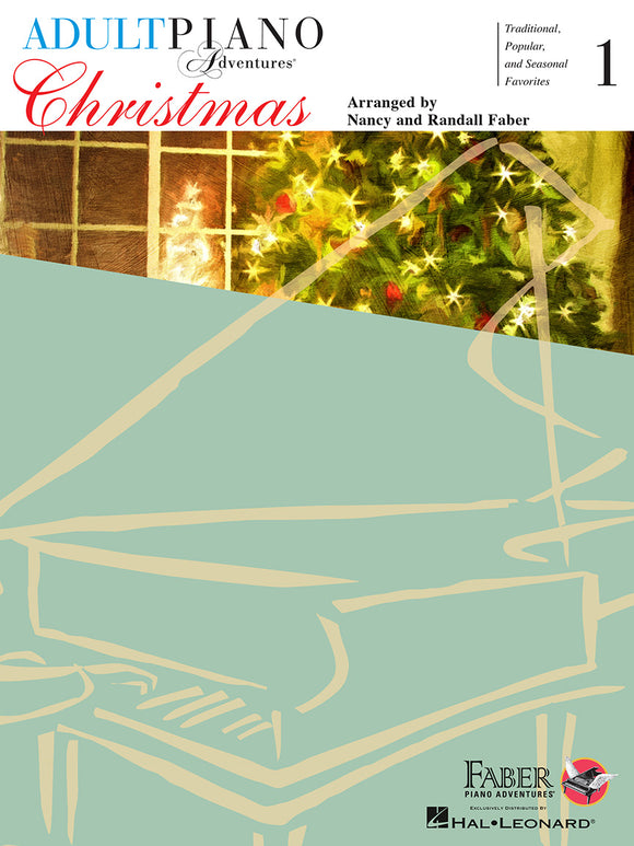 Faber Adult Piano Adventures: Christmas Book 1 - Thirty-Two (32) Traditional, Popular, and Seasonal Favorites - Piano Solo Collection w/Audio Access