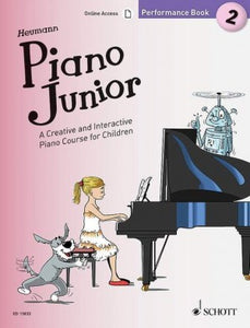 Heumann, Hans-Gunter - Piano Junior: Performance Book 2 (A Creative & Interactive Piano Course for Children) - Piano Method Series w/Audio Access