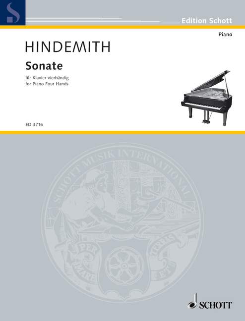 Hindemith - Sonata (1938) - Piano Duet (1 Piano 4 Hands)