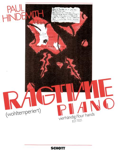 Hindemith - Ragtime Well-tempered (Wohltemperiert) - Piano Duet (1 Piano 4 Hands)