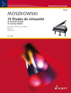 Moszkowski, Moritz - Fifteen (15) Virtuoso Studies, Opus 72 ed. Philipp Marguerre