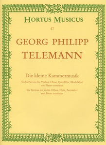 Telemann, Georg Philipp - Little Chamber Music, TWV 41 - Six (6) Partitas ed. Hugo Ruf - Violin (Or Oboe, Flute, Recorder) & Piano