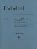 Pachelbel - Canon and Gigue in D Major - Violin Ensemble Trio: Three (3) Violins & Piano - Score & Parts - Urtext