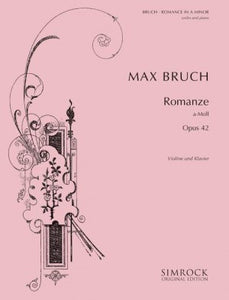 Bruch - Romance in a minor, Opus 42 - Violin & Piano