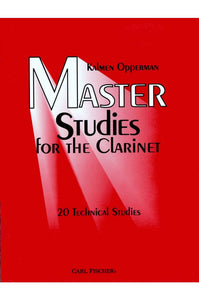 Master Studies for The Clarinet - Kalmen Opperman