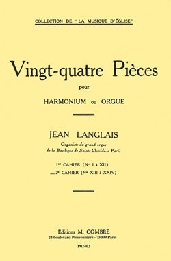 Langlais, Jean - Twenty-Four 24 Pieces, Volume 2 (13 - 24) - Organ or Harmonium Solo